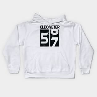 Oldometer Happy Birthday 57 Years Old Was Born In 1963 To Me You Papa Dad Mom Brother Son Husband Kids Hoodie